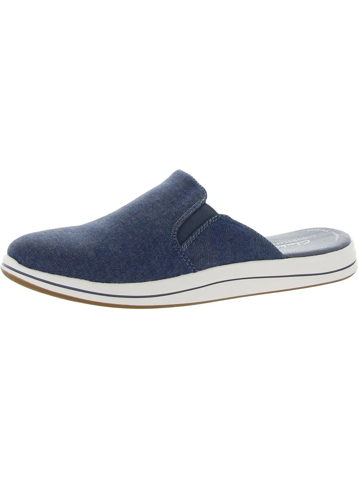 Breeze Shore Womens Embroidered Canvas Mules