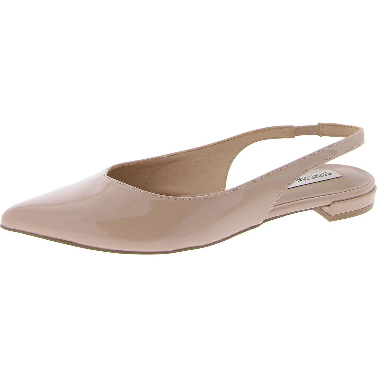 Care Womens Patent Pointed Toe Slingbacks