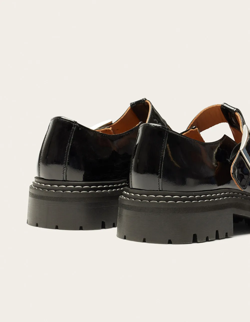 Derbies Romane - Black patent leather