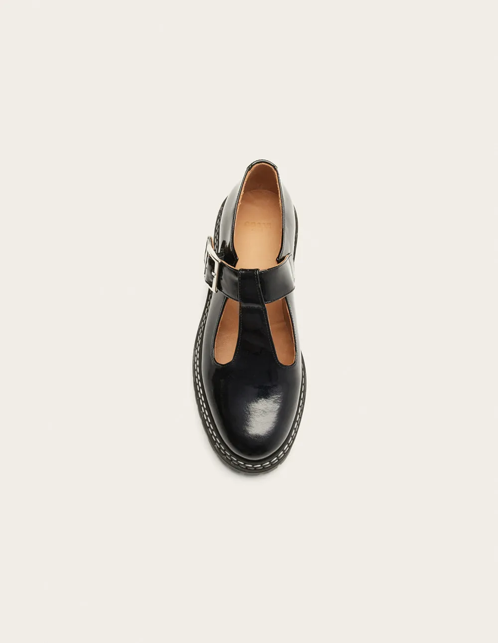 Derbies Romane - Black patent leather