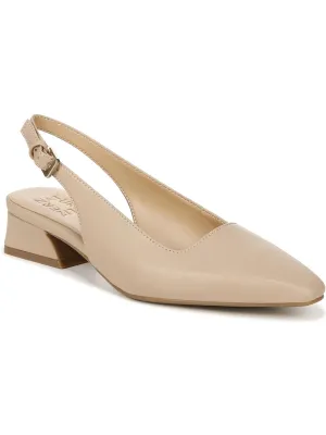 GINGER Womens Comfort Insole Manmade Slingbacks