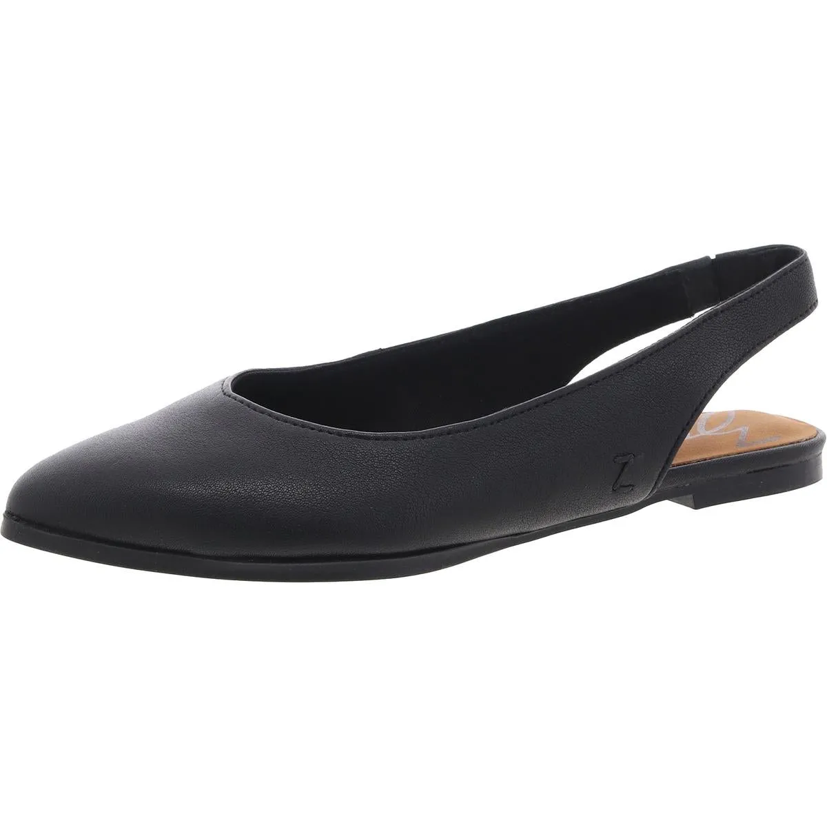 Helene Womens Metallic Pointed Toe Slingbacks