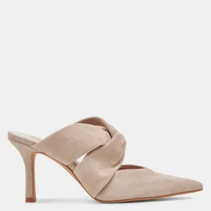 Kelsy Heels Taupe Suede