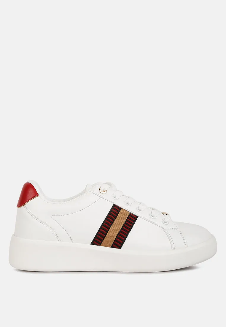 loyalty embroidery detail sneakers