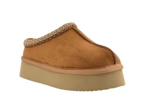 Women's Brown Faux Suede Shoes In Brown