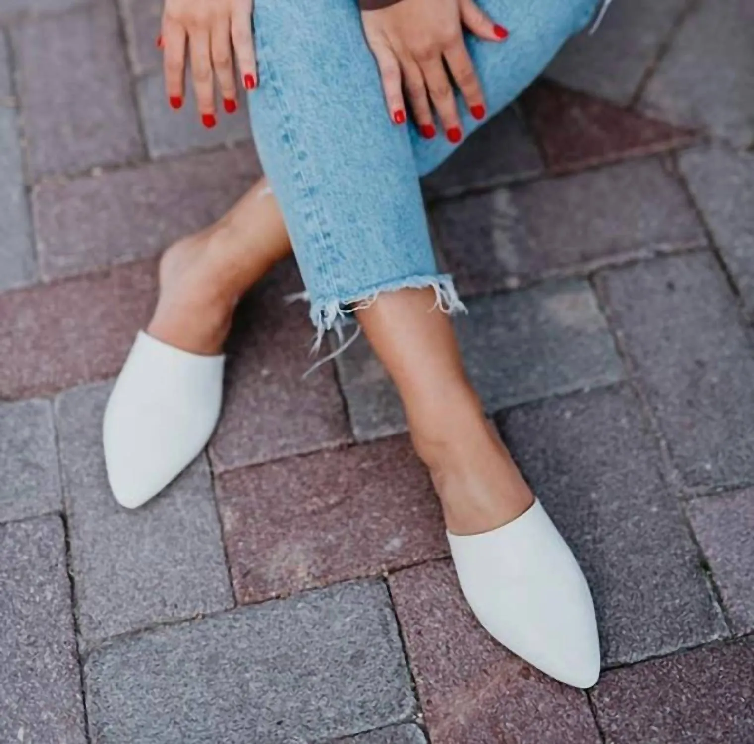 Women's Miami Sole Mule In White